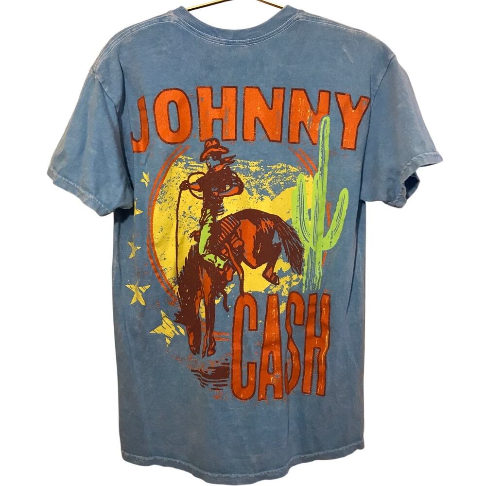 Johnny Cash Graphic T-Shirt Mens M Country Music Festival Cowboy